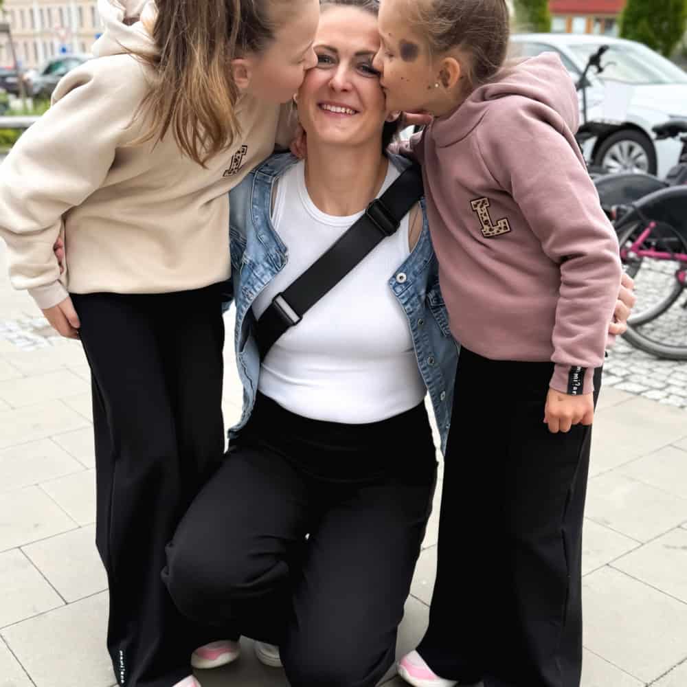 Dívčí pohodlné volné kalhoty s vyvýšeným pasem - Obrázek 10